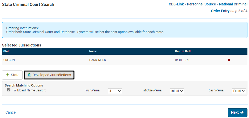 PSI Order Help – CDL-Link Reporting Services